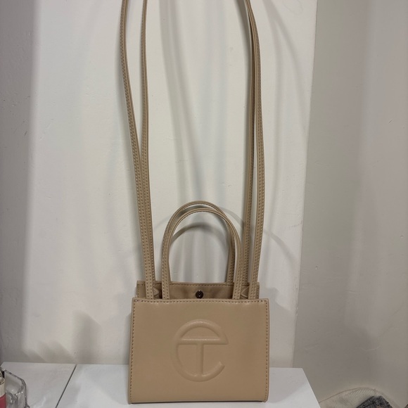 Telfar Small Cream Shopping Bag - Picture 1 of 6